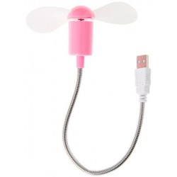 USB větráček - růžový