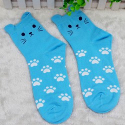 Kočičí ponožky - modré